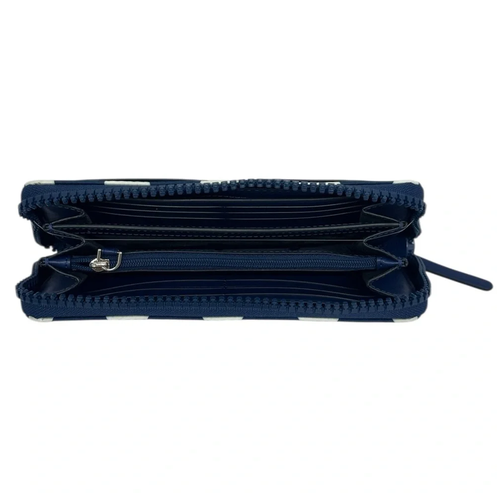 NWT Kate Spade Jae Seaside Dot Continental Zip Around Wallet w/Credit Card Slots